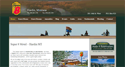Desktop Screenshot of hardinmontanasuper8.com